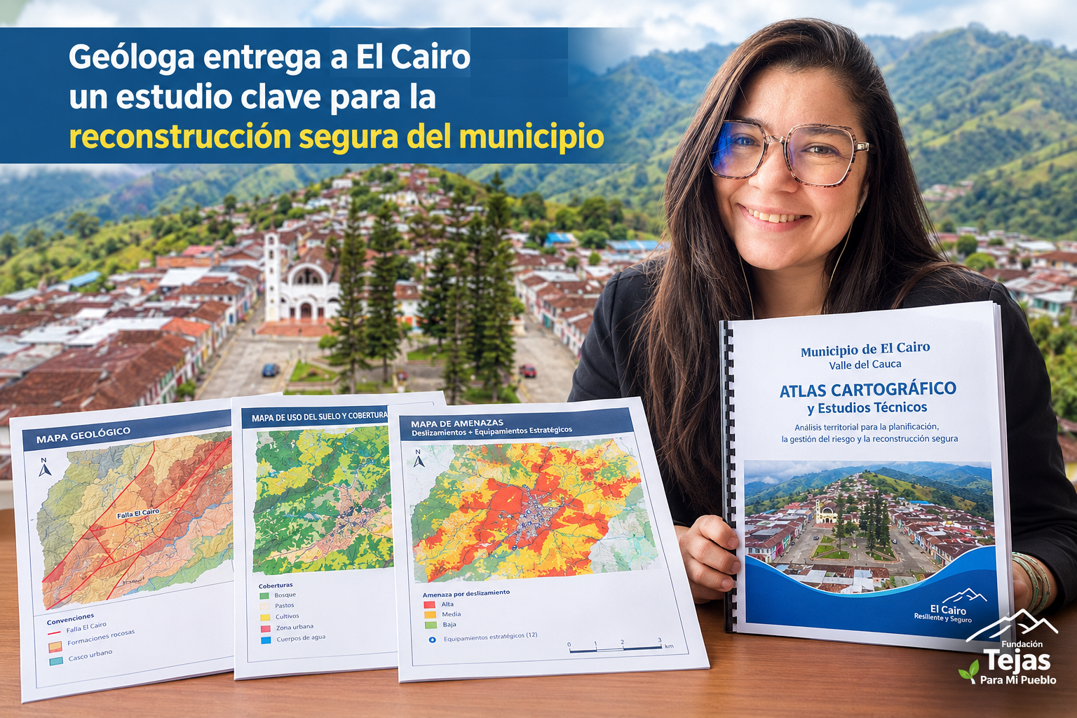 Fundación Tejas Para Mi Pueblo gestiona estudio geológico clave para la reconstrucción de El Cairo